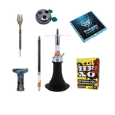 Premium Shisha Beginner's Bundle - Red - Blue - Enchanted - Crown Hookah